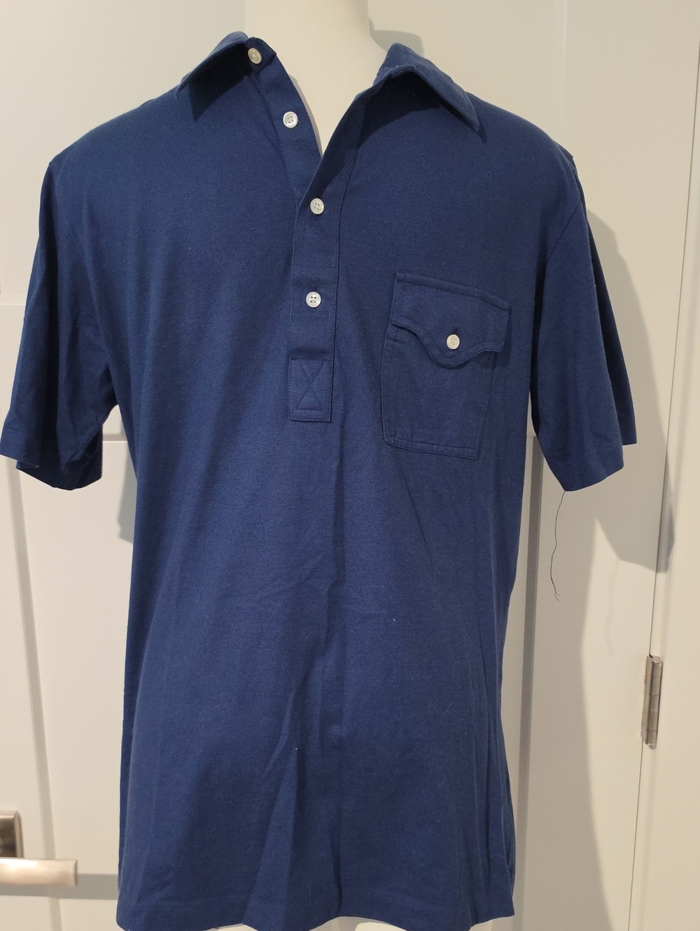 Tour Collection Men's Navy Polo Golf Shirt with Pocket